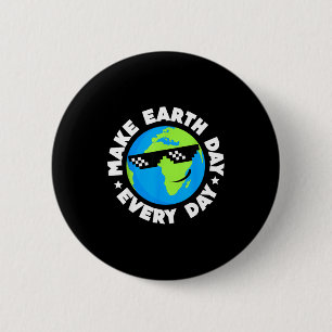 Badge Rond 5 Cm Jour de la Terre 2025 Jour de la Terre Quotidien E