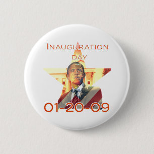 Badge Rond 5 Cm Jour de l'investiture