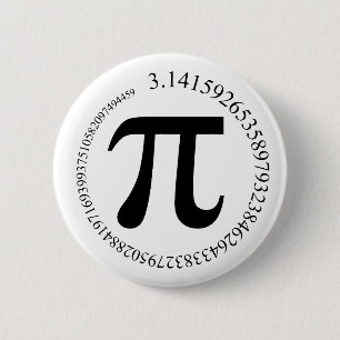 Badge Rond 5 Cm Jour de pi (π)