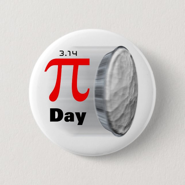 Badge Rond 5 Cm Jour de pi - 14 mars bouton (Devant)