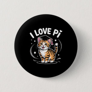Badge Rond 5 Cm Jour de Pi 14 mars Math Nerd Tarte Nourriture Cade