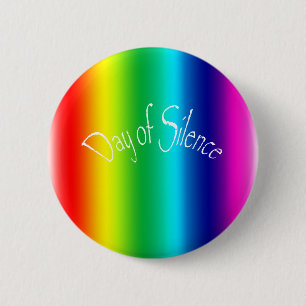 Badge Rond 5 Cm Jour de silence