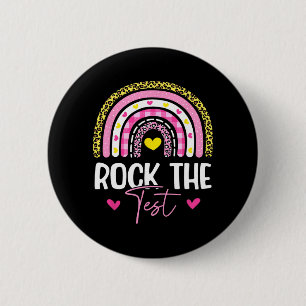 Badge Rond 5 Cm Jour de test de l'enseignant de test Jour de test 