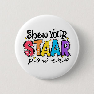 Badge Rond 5 Cm Jour de test de l'examen de votre professeur de pu