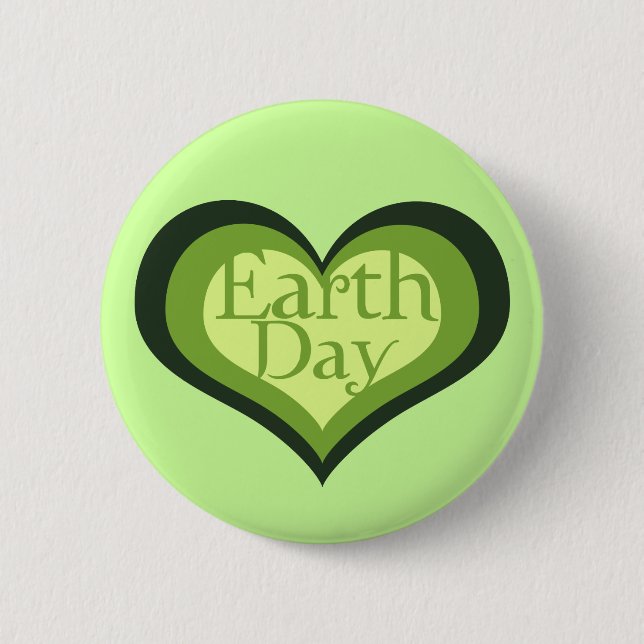 Badge Rond 5 Cm Jour des terres (Devant)