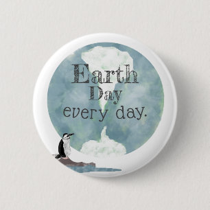 Badge Rond 5 Cm jour des terres