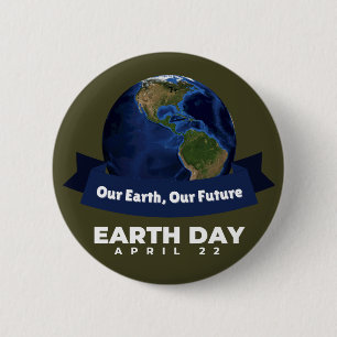 Badge Rond 5 Cm Jour des terres