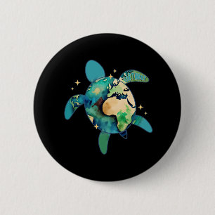 Badge Rond 5 Cm Jour des terres Chemise Enseignant Environnement J