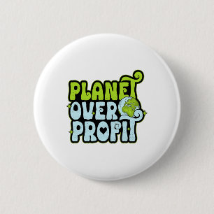 Badge Rond 5 Cm Jour des terres Planète sur le profit De l'environ