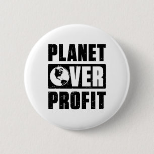 Badge Rond 5 Cm Jour des terres Planète sur profit Climat De l'env