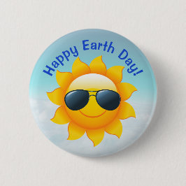 Badge Rond 5 Cm Jour des terres Sun & Shades