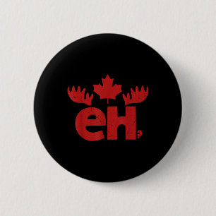 Badge Rond 5 Cm Jour du Canada Drapeau canadien Feuille d'érable O