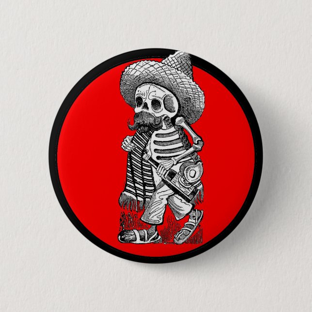 Badge Rond 5 Cm Jour du motif mort 5 (Devant)