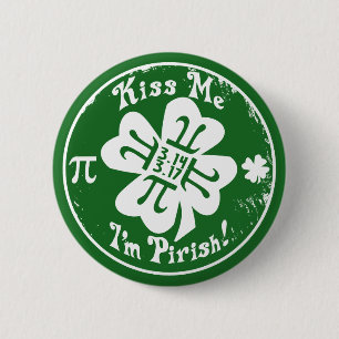 Badge Rond 5 Cm Jour épique de pi et jour 2 de St Patrick dans 1