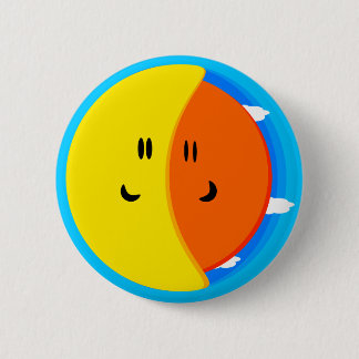 Badge Rond 5 Cm jour et nuit