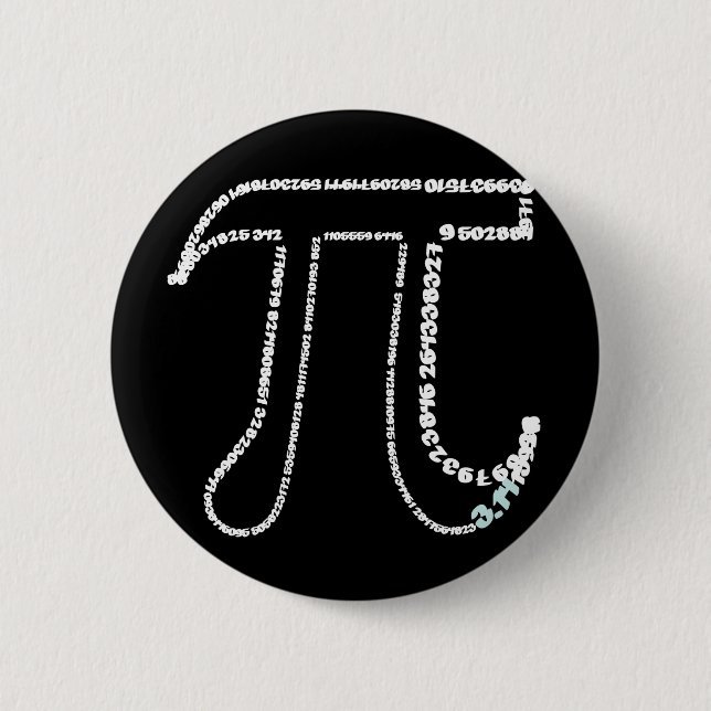 Badge Rond 5 Cm Jour Pi complet (Devant)