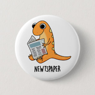 Badge Rond 5 Cm Journal Drôle Jeu de journal