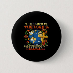 Badge Rond 5 Cm Journée de la Terre sensibilisation au changement
