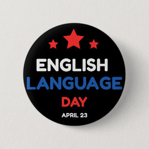 Badge Rond 5 Cm Journée de l'anglais