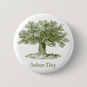 Badge Rond 5 Cm Journée de l'arbre