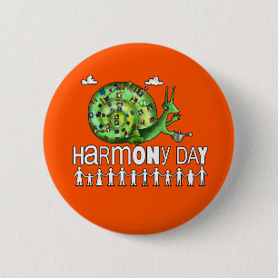 Badge Rond 5 Cm journée de l'harmonie