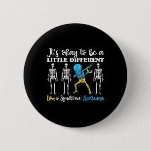 Badge Rond 5 Cm Journée de sensibilisation au syndrome de Down Dab