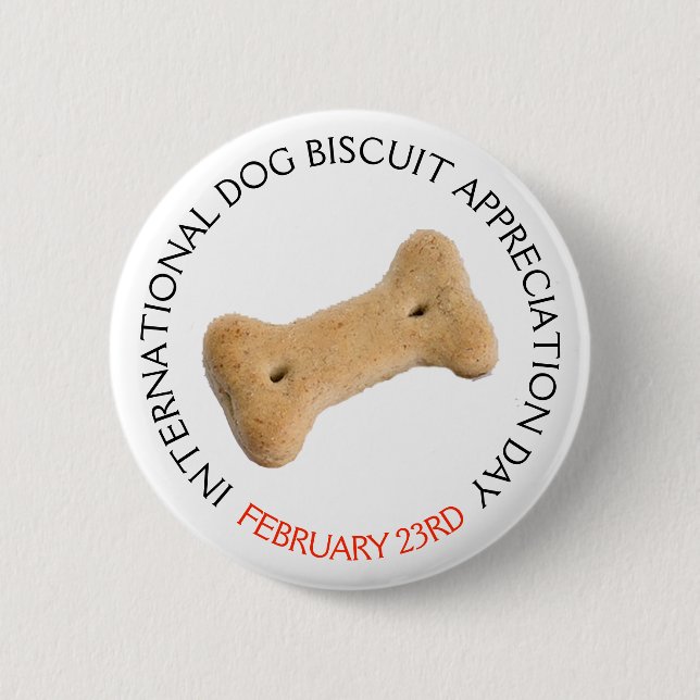 Badge Rond 5 Cm Journée internationale d'appréciation des chiens 2 (Devant)