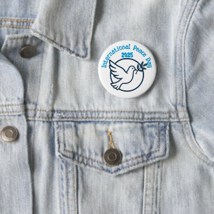 Badge Rond 5 Cm Journée internationale de la paix