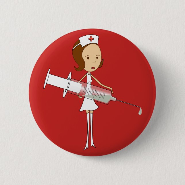 Badge Rond 5 Cm Journée internationale des infirmières (Devant)