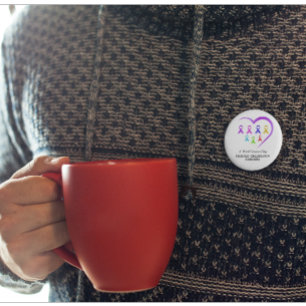 Badge Rond 5 Cm Journée mondiale de sensibilisation au cancer Prom