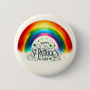 Badge Rond 5 Cm Joyeuse épingle de la Saint Patrick