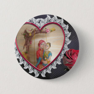 Badge Rond 5 Cm Joyeuse journée des amants