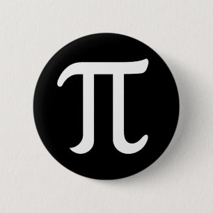 Badge Rond 5 Cm Joyeuse Journée Pi