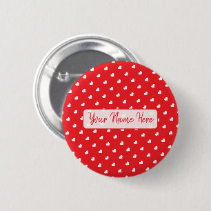 Badge Rond 5 Cm Joyeuse Saint-Valentin Moderne Motif Amour