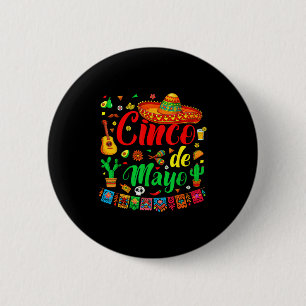 Badge Rond 5 Cm Joyeux cinq de mayo fête mexicaine party 5 de mayo