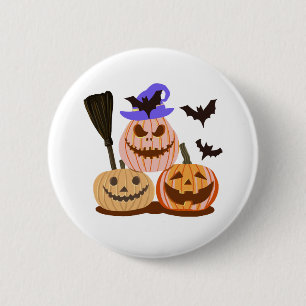 Badge Rond 5 Cm Joyeux Halloween