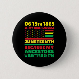 Badge Rond 5 Cm Joyeux JunetDix Est Ma Fête De L'Indépendance Libr
