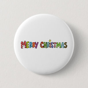Badge Rond 5 Cm Joyeux Noël