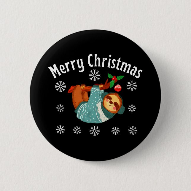 Badge Rond 5 Cm Joyeux Noël (Devant)