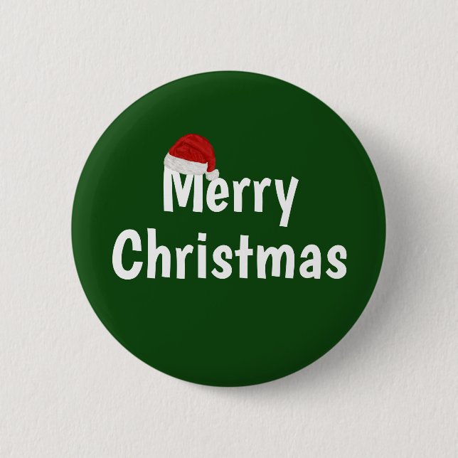 Badge Rond 5 Cm Joyeux Noël (Devant)