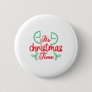 Badge Rond 5 Cm Joyeux Noël C'Est Noël