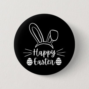 Badge Rond 5 Cm Joyeux Pâques