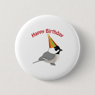 Badge Rond 5 Cm Joyeux poulet d'anniversaire