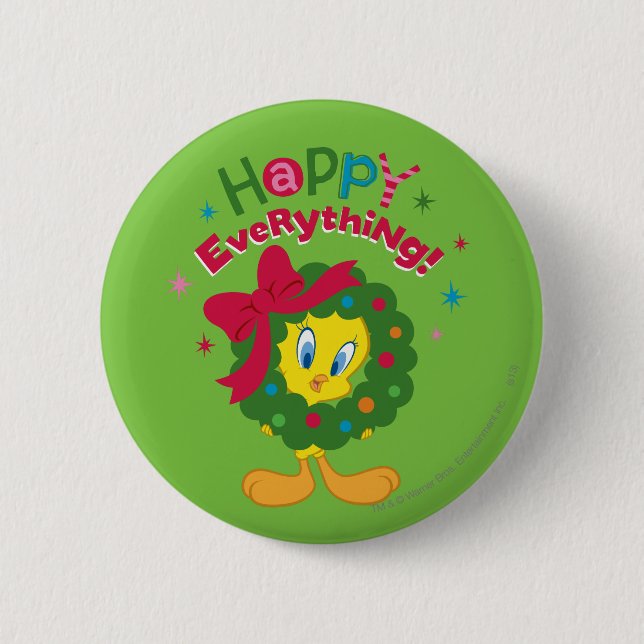 Badge Rond 5 Cm Joyeux tout (Devant)