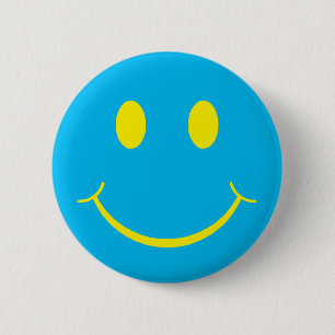 Badge Rond 5 Cm Joyeux visage