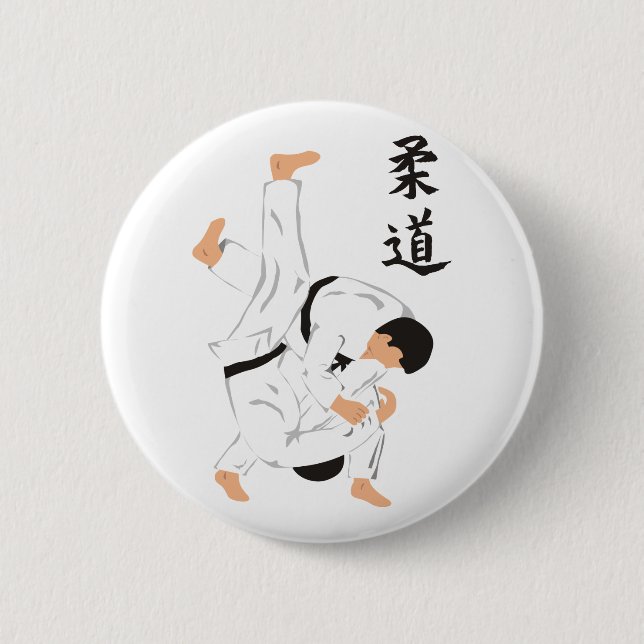 Badge Rond 5 Cm Judo (Devant)