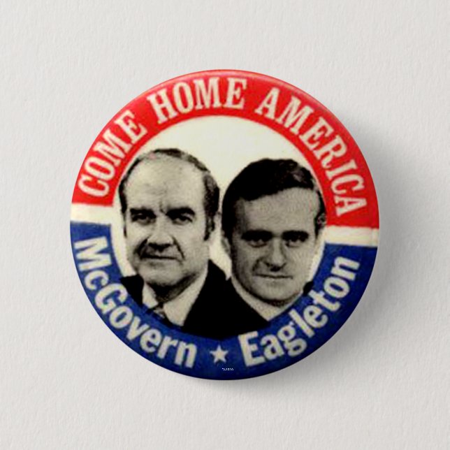 Badge Rond 5 Cm Jugate de McGovern-Eagleton - bouton (Devant)