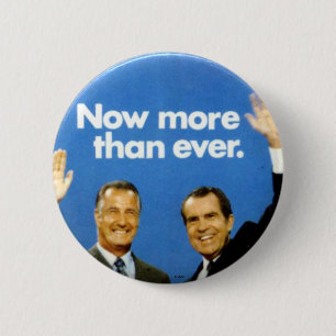 Badge Rond 5 Cm Jugate de Nixon-Agnew - bouton