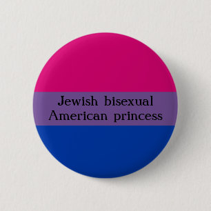 Badge Rond 5 Cm Juif et Bi
