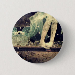 Badge Rond 5 Cm Julzips - juste salut de attente